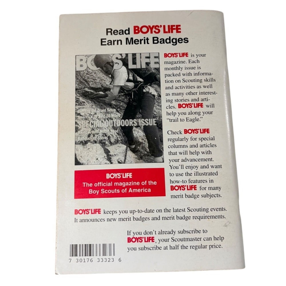 Boy Scouts of America Backpacking Merit Badge Series Pamphlet 1995 Printing 1983 - Picture 2 of 9